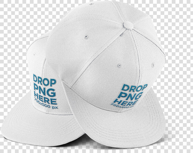 Two Snapbacks On A Transparent Background   Baseball Cap  HD Png DownloadTransparent PNG