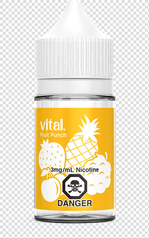 A Bottle Of Fruit Punch E liquid By Vital Brand   Baby Bottle  HD Png DownloadTransparent PNG