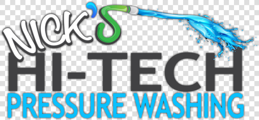 Hi tech Pressure Washing  Inc   Pressure  amp  Soft Washing Logos  HD Png DownloadTransparent PNG