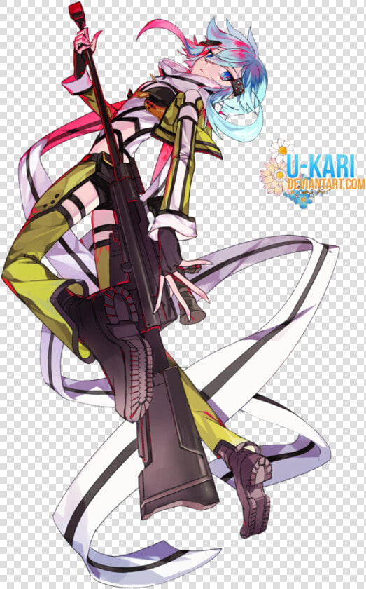 Sinon Render U Kari On Deviantart Anime Render Pinterest   ソード アート オンライン シノン 壁紙  HD Png DownloadTransparent PNG