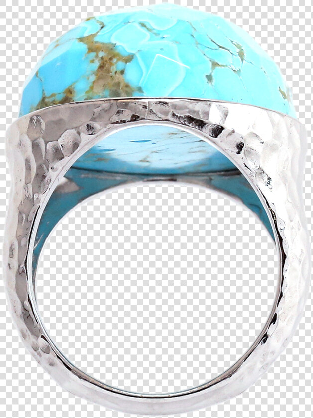 Turquoise Globe   Titanium Ring  HD Png DownloadTransparent PNG