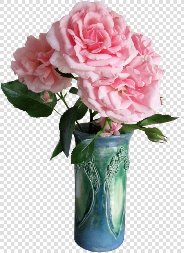 Roses Pink Green Vase Free Photo   Jarron De Flores Png  Transparent PngTransparent PNG