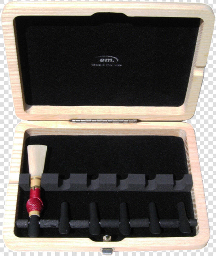 Bassoon Reed Case 6 Reeds  Wood Cone Mandrel   Box  HD Png DownloadTransparent PNG