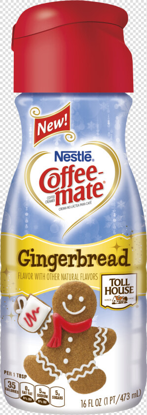 Image   Nestle Coffee Mate Gingerbread 16 Oz  HD Png DownloadTransparent PNG