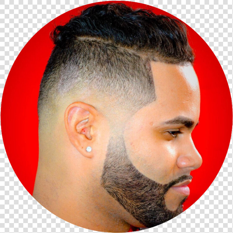 The True Barber Haircut And Beard Trim Barbershop Tampa   Male  HD Png DownloadTransparent PNG