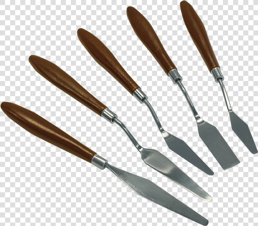 5 Piece Artist Spatula Set   Trowel  HD Png DownloadTransparent PNG