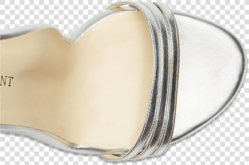 100mm Italian Made Round Toe Perfect Sandal In Silver   Slide Sandal  HD Png DownloadTransparent PNG