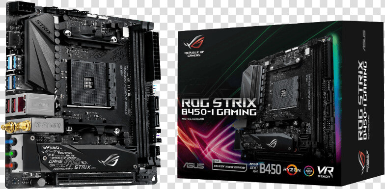 Asus Rog Strix B450 i Gaming   B450 Tuf Gaming Plus  HD Png DownloadTransparent PNG