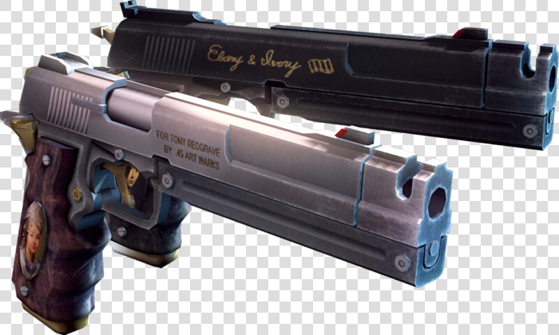 Transparent Pistol   Devil May Cry 4 Ebony And Ivory  HD Png DownloadTransparent PNG