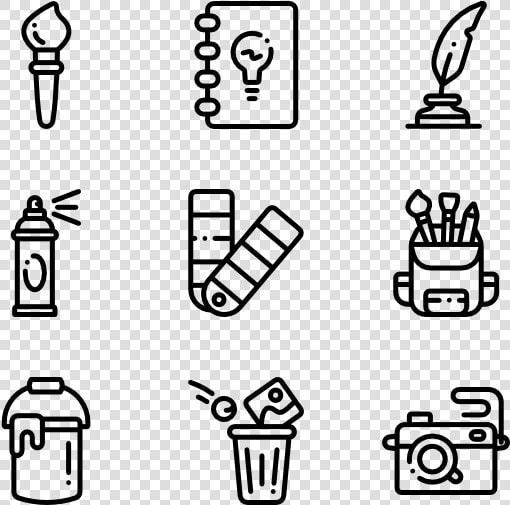 Artist Studio   Artist Flat Icons Png  Transparent PngTransparent PNG