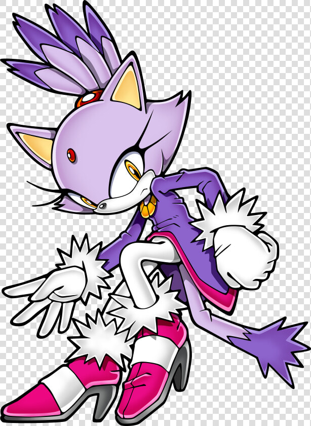 New Blaze Pose   Blaze The Cat Png  Transparent PngTransparent PNG