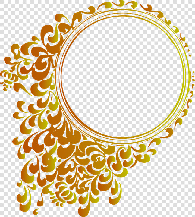 Frame  Circle  Ring  Decoration  Baroque  Floral   Vector Golden Frame Png  Transparent PngTransparent PNG