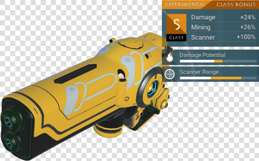 No Man S Sky Experimental Multitool  S Class  Yellow    No Man  39 s Sky Beyond S Class Multitool  HD Png DownloadTransparent PNG