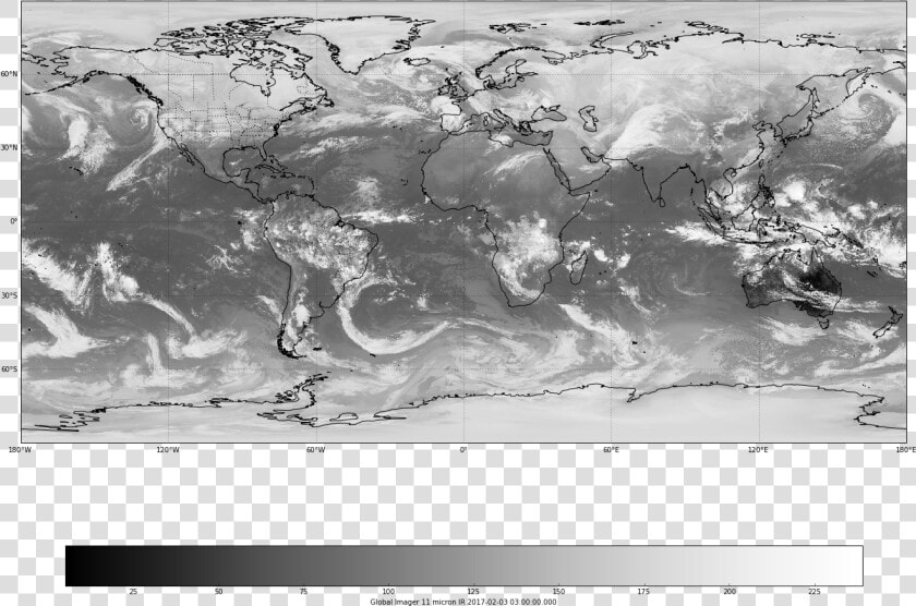 Plot Global Water Vapor Composite   Monochrome  HD Png DownloadTransparent PNG