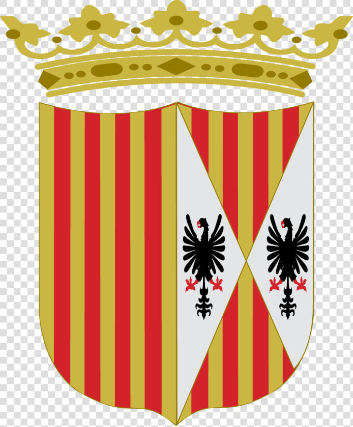 Escudo Corona De Aragon Y Sicilia   Catherine Of Aragon Crest  HD Png DownloadTransparent PNG