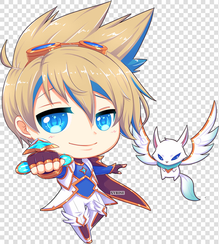 Star Guardian Ezreal Chibi   Png Download   League Of Legends Star Guardian Ezreal Chibi  Transparent PngTransparent PNG