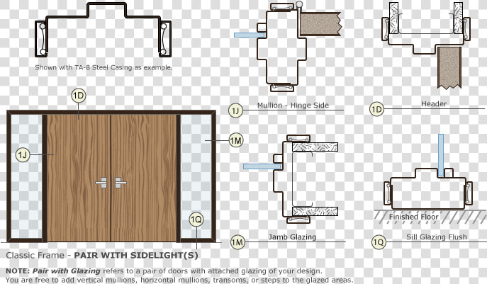 Timely Steel Prefinished Door Frames  Classic Series   Hollow Metal Door Frame Details  HD Png DownloadTransparent PNG