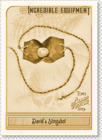 David S Slingshot 2019 Topps Allen  amp  Ginter Oversized   Illustration  HD Png DownloadTransparent PNG