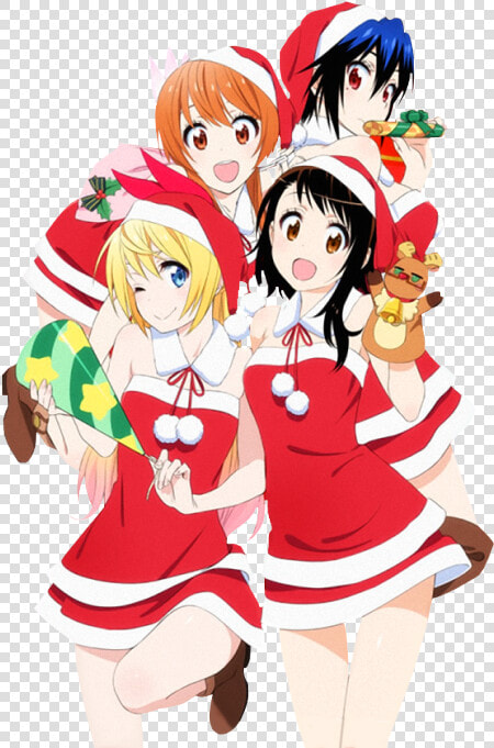 Mypost Waifu Mytransparent Nisekoi Tsugumi Seishirou   Anime Girl Christmas Render  HD Png DownloadTransparent PNG