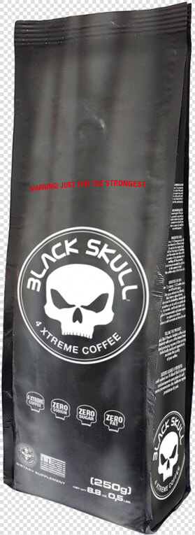 Black Skull 4 Xtreme Coffee   Black Skull Suplementos  HD Png DownloadTransparent PNG