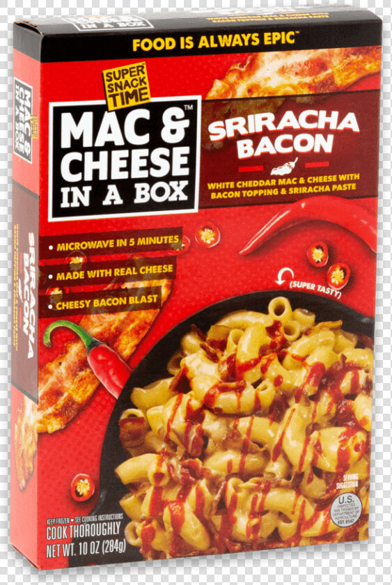 Mac  amp  Cheese In A Box   Sriracha Bacon Mac And Cheese  HD Png DownloadTransparent PNG