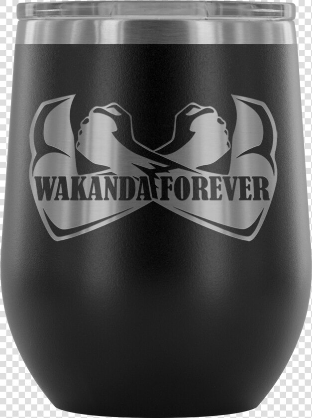 Wakanda Forever Arms Wine Tumbler  HD Png DownloadTransparent PNG