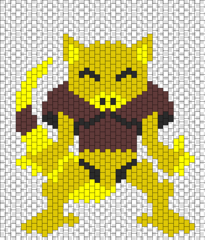 Abra Pokemon Peyote Bead Pattern   Cross stitch  HD Png DownloadTransparent PNG