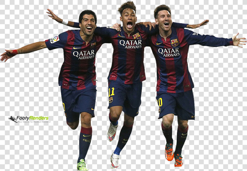 Luis Suarez Png  footyrenders On Twitter   Messi Neymar Suarez Png  Transparent PngTransparent PNG