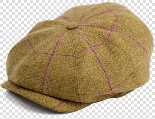 British Tweed 8 Panel Button Top Cap   Baseball Cap  HD Png DownloadTransparent PNG