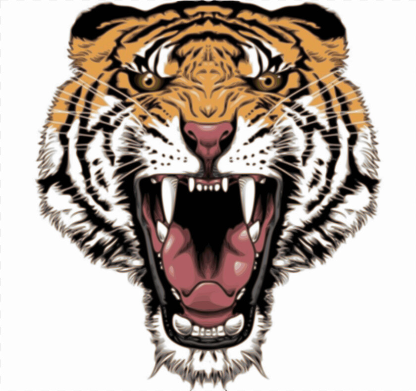 Tattoo Design Tiger Clip Arts   Tiger Angry Face Png  Transparent PngTransparent PNG