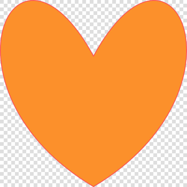 Orange Heart Png  orange Heart No Background  Hd Png   Transparent Background Orange Heart Transparent  Png DownloadTransparent PNG