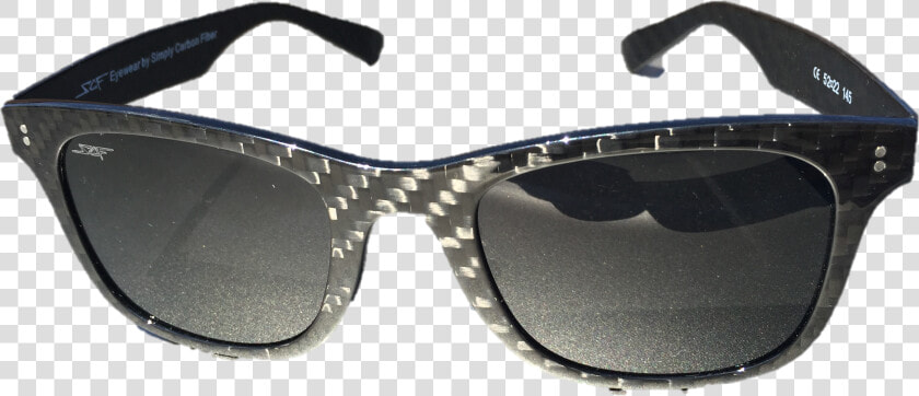 Genuine Carbon Fiber Classic Wayfarer Style Uv   Glasses  HD Png DownloadTransparent PNG