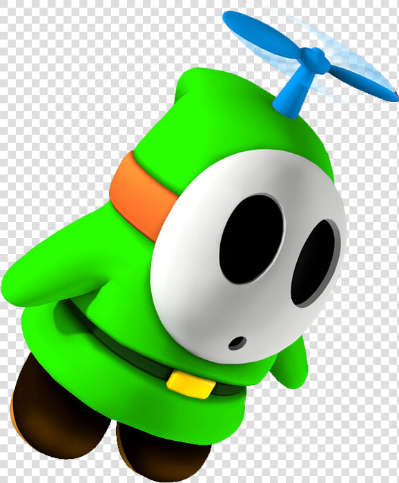 Transparent Fly Guy Clipart   Green Shy Guy Mario  HD Png DownloadTransparent PNG