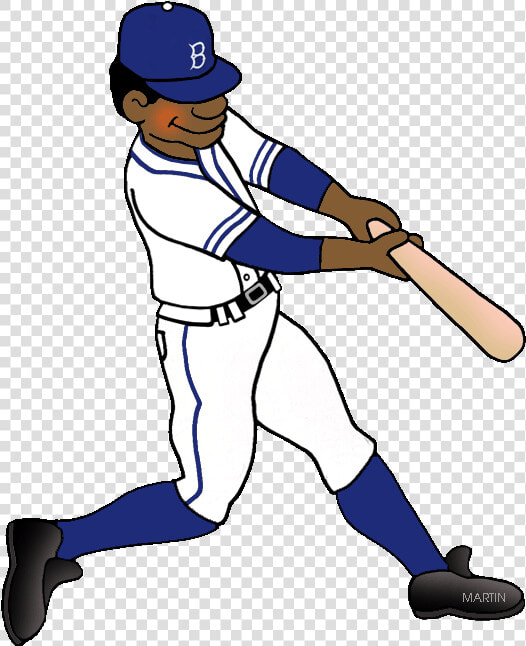 Sports Clip Art By Phillip Martin Jackie Robinson Rh   Jackie Robinson Easy Drawing  HD Png DownloadTransparent PNG