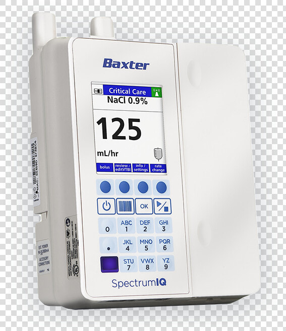 Baxter Spectrum Iq Infusion Pump  HD Png DownloadTransparent PNG