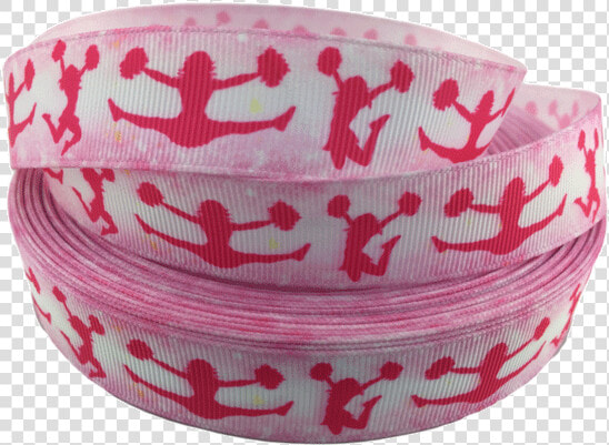 Ribbons  tag  Pink Cheerleading Grosgrain Ribbon 7 8″    Bangle  HD Png DownloadTransparent PNG