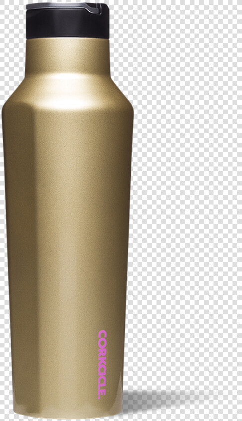 Corkcicle 40 Oz Sports Canteen In Glampagne Gold Glitter   Water Bottle  HD Png DownloadTransparent PNG