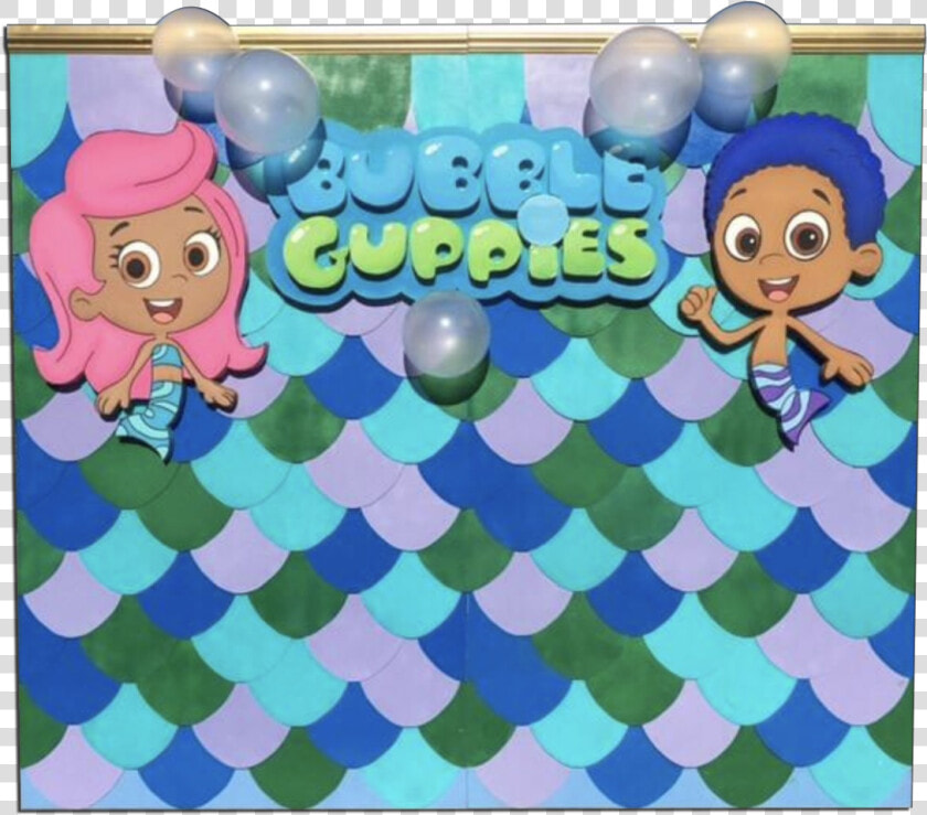 Bubble Guppies Backdrop Panels   Bubble Guppies Backdrop For A Girl  HD Png DownloadTransparent PNG