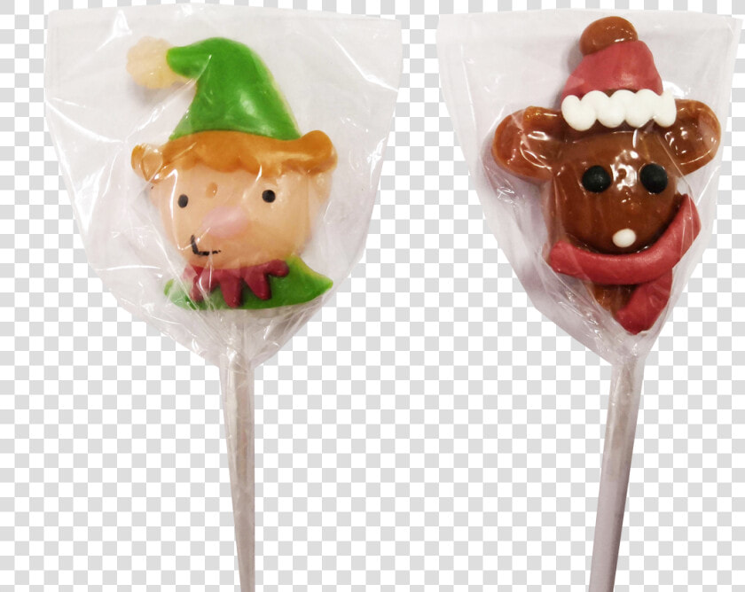 Candy Showcase Christmas Elf  amp  Rudolph Pops And More   Chocolate  HD Png DownloadTransparent PNG