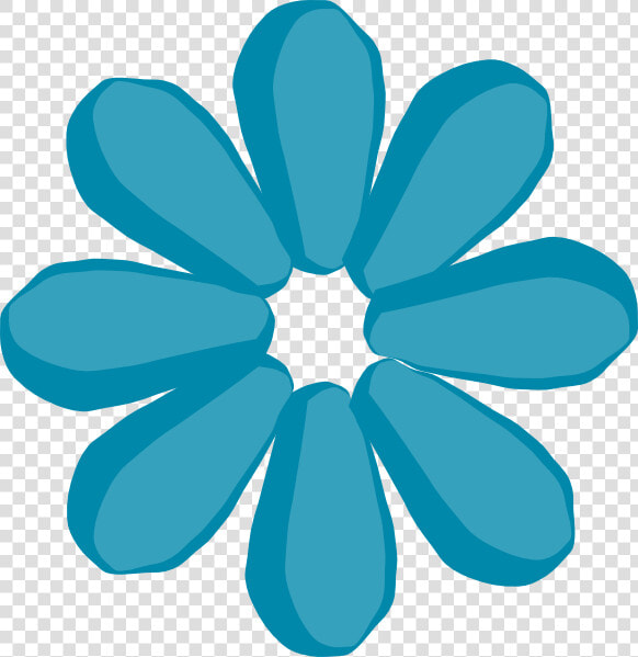 Blue Flower No Stem Svg Clip Arts   Flower Clip Art  HD Png DownloadTransparent PNG