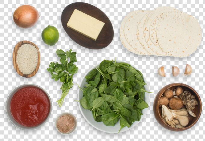 Cheesy Enchiladas Rojas With Mixed Mushrooms  amp  Spinach   Spinach  HD Png DownloadTransparent PNG