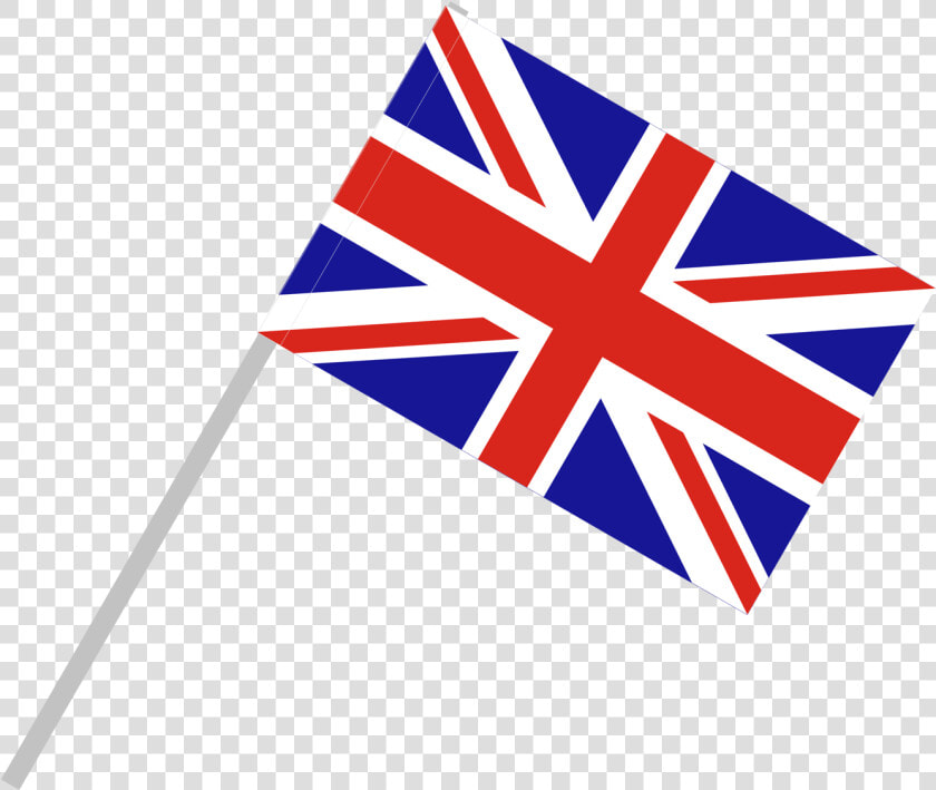 Flag Of Great Britain Flag Of The United Kingdom Jack   British Flag On A Pole  HD Png DownloadTransparent PNG