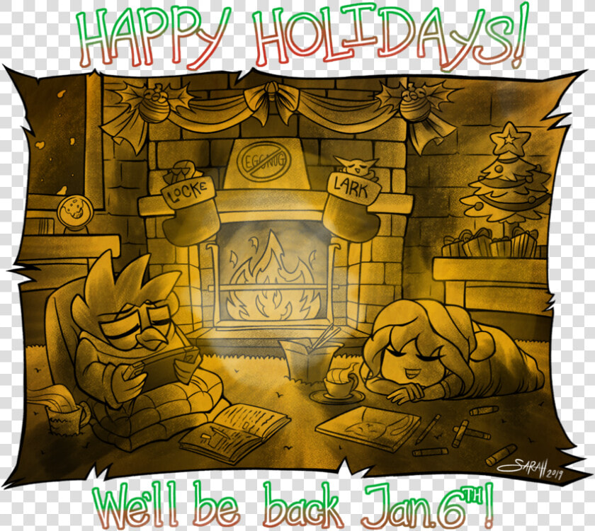 000berds amp nerds Happyholidays Seeyounextyear   Illustration  HD Png DownloadTransparent PNG