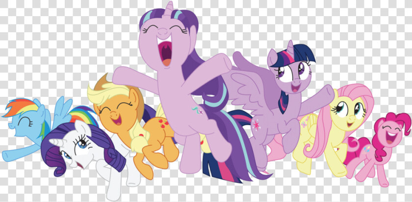 Pinkie Pie Twilight Sparkle Rarity Spike Princess Luna   Twilight Sparkle  HD Png DownloadTransparent PNG