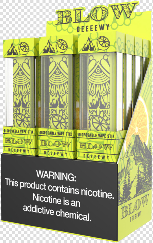 Blow Disposable Stix   Carton  HD Png DownloadTransparent PNG