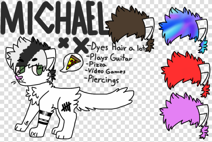 Based On Michael Clifford From 5sos  He S A Cat   Cartoon  HD Png DownloadTransparent PNG