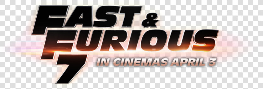 Fast And Furious 7 Logo Png  Transparent PngTransparent PNG