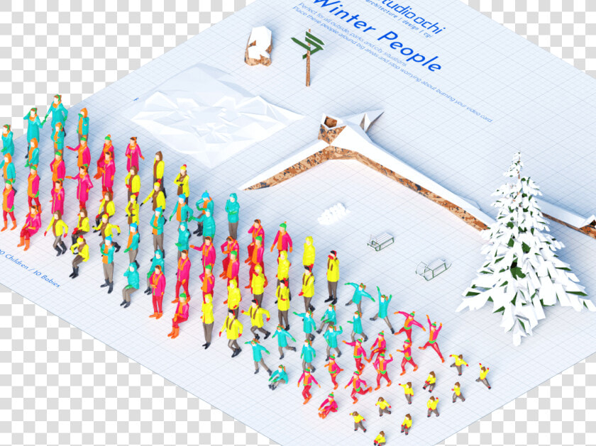 Winter People Cold Christmas Forest Winter Snow People   Hinamatsuri  HD Png DownloadTransparent PNG