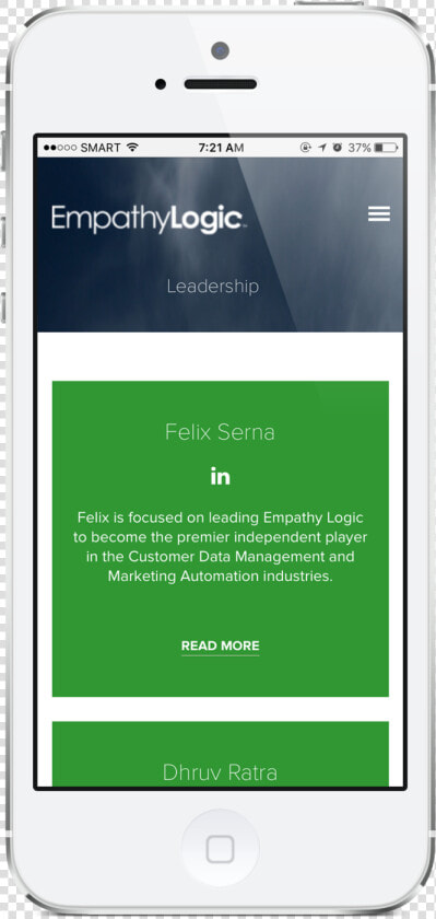 Empathy Logic Mockup Mobile V2   Smartphone  HD Png DownloadTransparent PNG