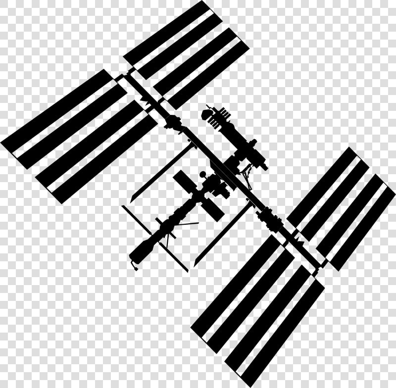 Iss Silhouette   International Space Station Outline  HD Png DownloadTransparent PNG